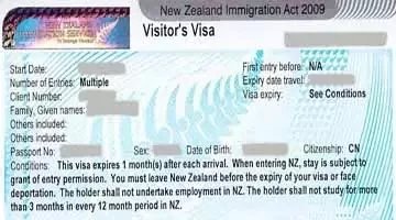 （新西兰）夏小姐，首签，辽宁人，已婚无子女，私营企业设计师，通过我们的担保照会，成功获得成功获得新西兰个人短期停留签证.